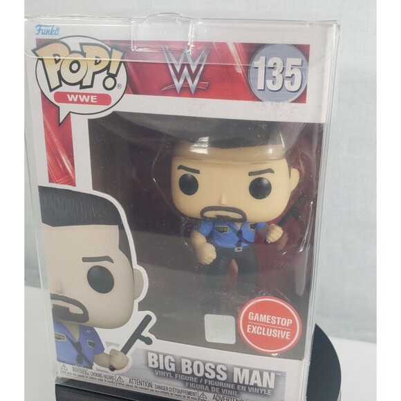 Funko Pop! Vinyl: WWE - Big Boss Man - GameStop (GS) (Exclusive) #135 W/Protecto - Picture 11 of 16
